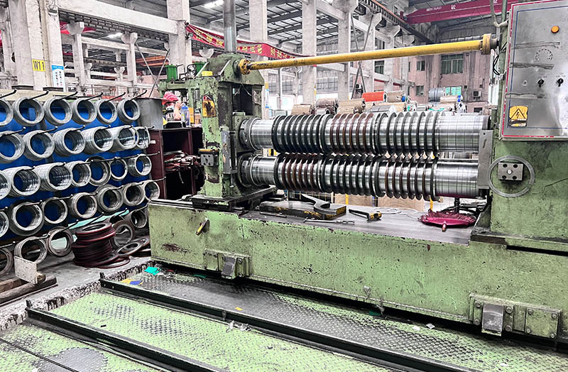 Steel slitting production share