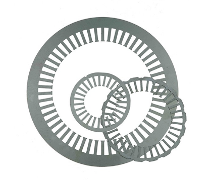 What impact does steel lamination punching have on motor performance?